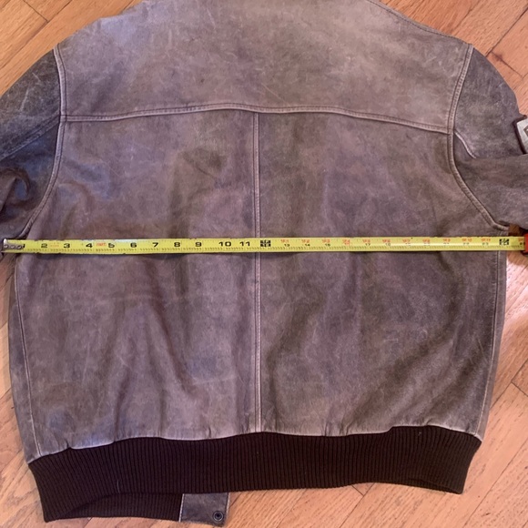 Flight Club bomber leather Jacket - Picture 14 of 16